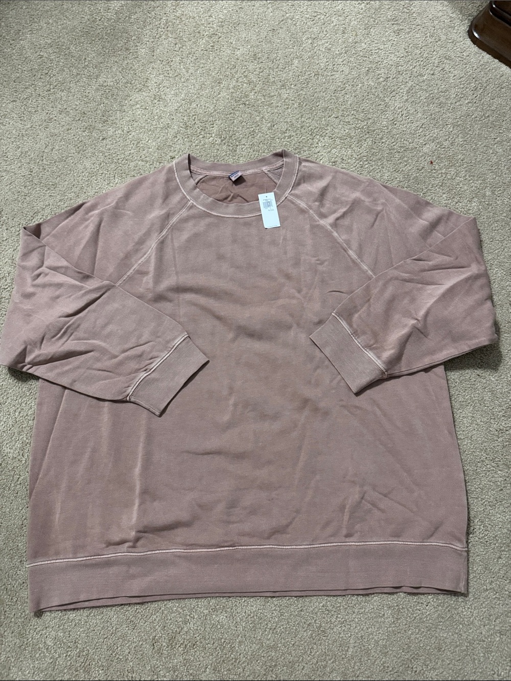 Old Navy Women's Crewneck Sweatshirt in Mauve Pink